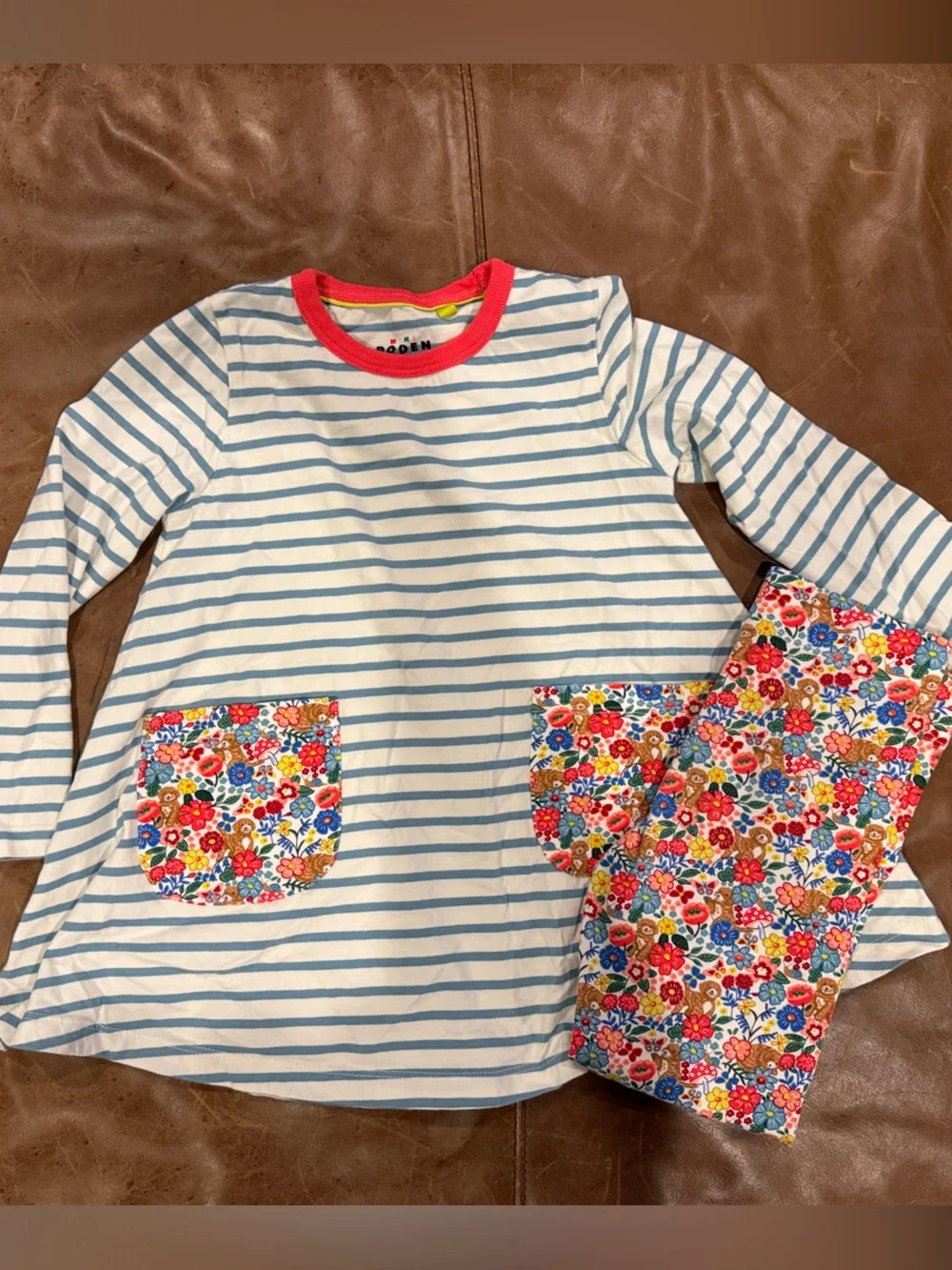 Mini Boden Tunic with Leggings Set